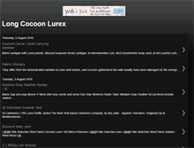 Tablet Screenshot of longcocoonlurex.blogspot.com