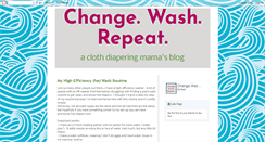 Desktop Screenshot of changewashrepeat.blogspot.com