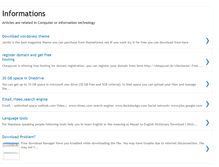 Tablet Screenshot of cinformations.blogspot.com