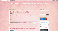 Desktop Screenshot of breast-cancer-reconstruction.blogspot.com