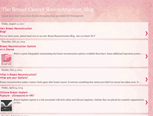 Tablet Screenshot of breast-cancer-reconstruction.blogspot.com