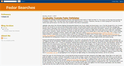Desktop Screenshot of fedorsearches.blogspot.com