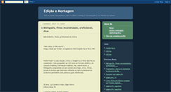 Desktop Screenshot of edicaoemontagem.blogspot.com