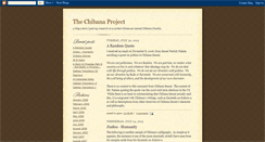 Desktop Screenshot of chibanaproject.blogspot.com