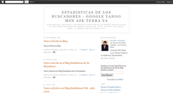 Desktop Screenshot of estadisticasweb.blogspot.com
