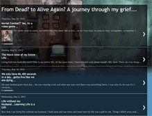 Tablet Screenshot of journeythroughmygrief.blogspot.com