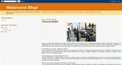 Desktop Screenshot of matamorosblog.blogspot.com