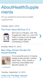 Mobile Screenshot of abouthealthsupplements.blogspot.com