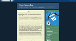 Desktop Screenshot of desainkostumbola.blogspot.com