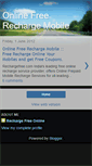 Mobile Screenshot of onlinefreerechargemobiles.blogspot.com