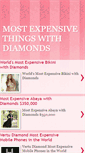 Mobile Screenshot of mostexpensivethingswithdiamonds.blogspot.com