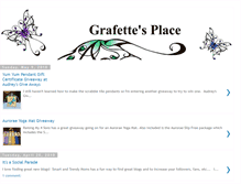 Tablet Screenshot of grafettesplace.blogspot.com