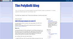 Desktop Screenshot of polybori.blogspot.com