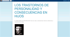 Desktop Screenshot of eltrastornodepersonalidad.blogspot.com