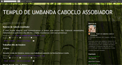 Desktop Screenshot of cabocloassobiador.blogspot.com
