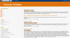 Desktop Screenshot of cinemachatter.blogspot.com