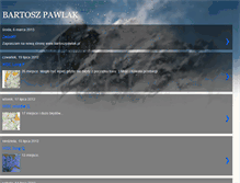 Tablet Screenshot of bartoszpawlak.blogspot.com