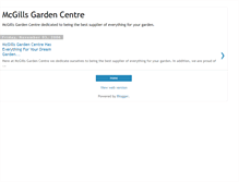 Tablet Screenshot of mcgillsgardencentre.blogspot.com