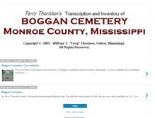 Tablet Screenshot of boggancemetery.blogspot.com