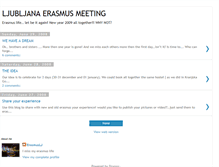Tablet Screenshot of ljubljanaerasmusmeeting.blogspot.com