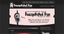 Desktop Screenshot of decapitateddan.blogspot.com