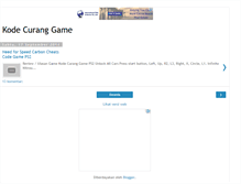 Tablet Screenshot of kodecuranggame.blogspot.com