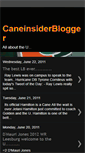 Mobile Screenshot of caneinsiderblogger.blogspot.com