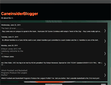 Tablet Screenshot of caneinsiderblogger.blogspot.com