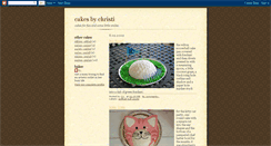 Desktop Screenshot of cakesbychristi.blogspot.com