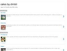 Tablet Screenshot of cakesbychristi.blogspot.com