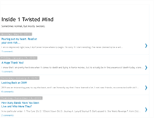 Tablet Screenshot of 1twistedmind.blogspot.com