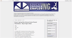 Desktop Screenshot of centerforeducationaladvancement.blogspot.com