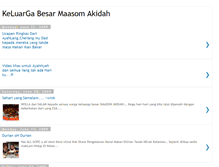 Tablet Screenshot of maasomakidah.blogspot.com