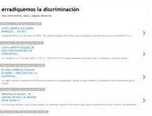 Tablet Screenshot of erradiquemosladiscriminacin.blogspot.com
