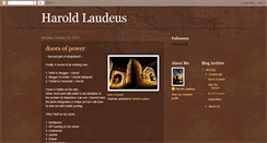 Desktop Screenshot of haroldlaudeus.blogspot.com