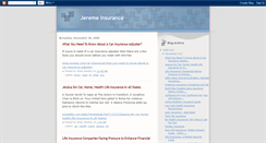 Desktop Screenshot of jeremeinsurance.blogspot.com