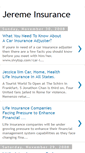 Mobile Screenshot of jeremeinsurance.blogspot.com