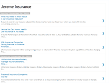 Tablet Screenshot of jeremeinsurance.blogspot.com