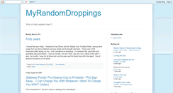 Desktop Screenshot of myrandomdroppings.blogspot.com