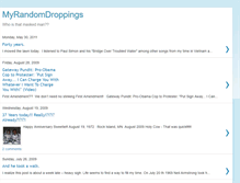 Tablet Screenshot of myrandomdroppings.blogspot.com
