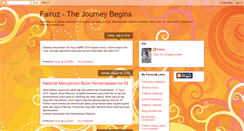 Desktop Screenshot of fairuzjourney.blogspot.com