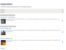 Tablet Screenshot of habibikajianislamku.blogspot.com