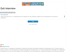 Tablet Screenshot of exit-interview.blogspot.com