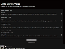 Tablet Screenshot of littlemimisvoice.blogspot.com