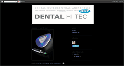 Desktop Screenshot of dentalhitec.blogspot.com