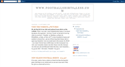 Desktop Screenshot of footballshirts4lesscom.blogspot.com