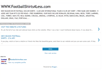 Tablet Screenshot of footballshirts4lesscom.blogspot.com