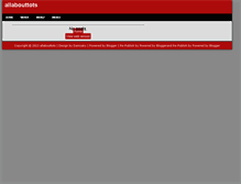 Tablet Screenshot of allabouttots.blogspot.com