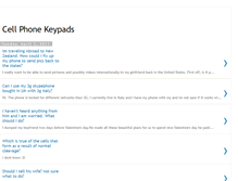 Tablet Screenshot of cellphone-keypads.blogspot.com