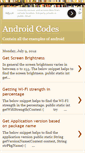 Mobile Screenshot of androidcodesnips.blogspot.com
